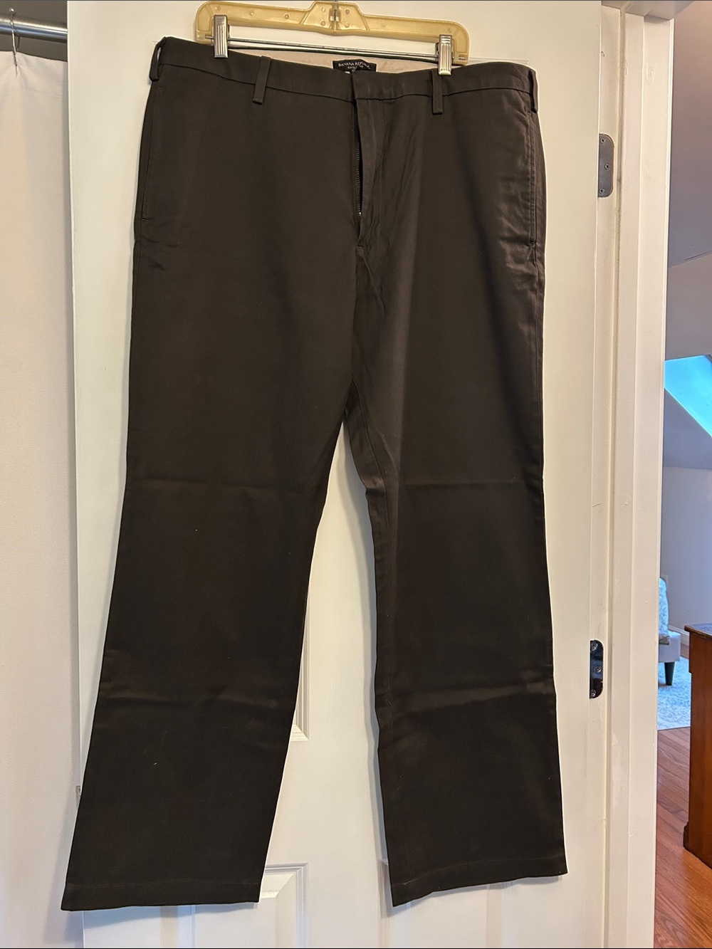 Banana Republic Men's Dark Brown Chinos